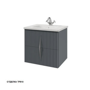 Изображение товара Тумба под раковину Caprigo Novara 35915-TP810, 60 см, подвесная, цвет графит