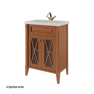 Изображение товара Тумба под раковину Caprigo Napoli Promo 33610-B168, 60 см, напольная, цвет старый орех