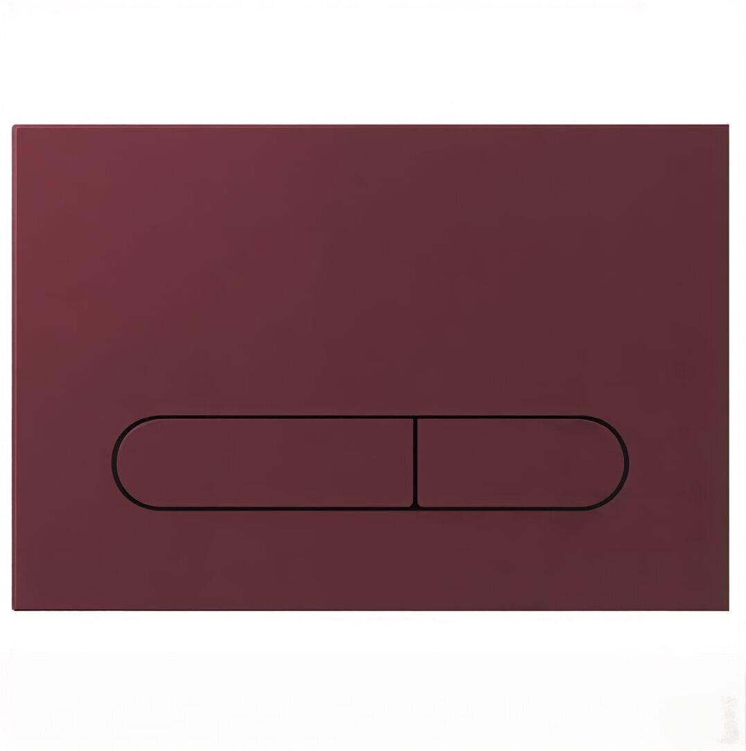 Изображение товара Кнопка смыва Isvea Sotti 54ST0112I, бордовый матовый
