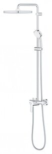 Изображение товара Душевая система Grohe Tempesta Cosmopolitan 250 Cube, 26692000, для душа, хром/белый