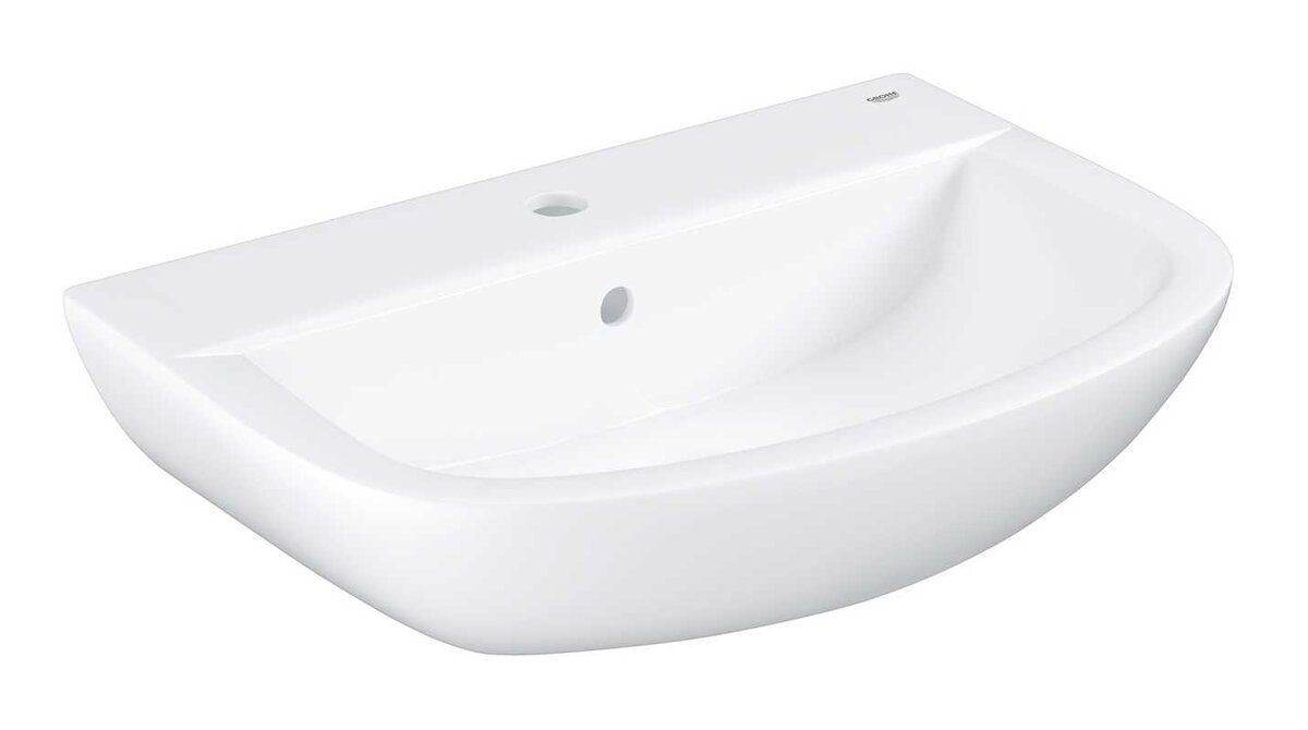 Изображение товара Раковина Grohe Bau Ceramic 39421000, 60.9 х 44.4 см, альпин-белый