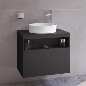 Изображение товара Тумба под раковину Keuco Stageline 32855970000, 65 см, 1 ящик, цвет вулканит матовый