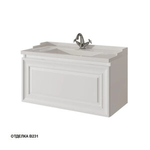 Изображение товара Тумба под раковину Caprigo Ponza 13512-В231, 80 см, подвесная, цвет белый