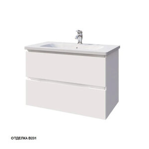 Изображение товара Тумба под раковину Caprigo Sydney 34816-В231, 80 см, подвесная, цвет белый