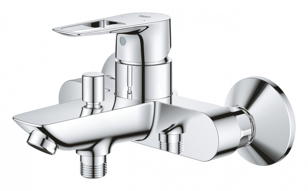 Изображение товара Смеситель для ванны и душа Grohe BauLoop, 23602001, с ограничителем температуры, хром Изображение товара Смеситель для ванны и душа Grohe BauLoop, 23602001, с ограничителем температуры, хром