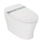 Приставной электронный безободковый унитаз-биде Panasonic CH2720, с пультом и подсветкой, белый - фото 1