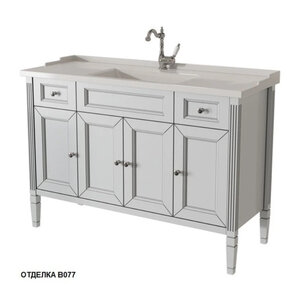 Изображение товара Тумба под раковину Caprigo Albion promo 120 см напольная белая