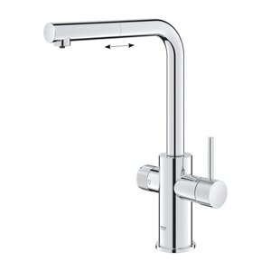 Изображение товара Grohe Blue Pure Minta Смеситель для кухни с подключением к фильтру и вытяжным изливом