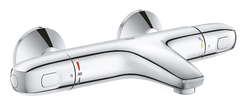 Изображение товара Смеситель для ванны и душа Grohe Grohtherm 1000 New, 34816003, термостатический, хром