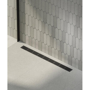 Изображение товара Дренажный канал Alcaplast APZ10BLACK-750KM, 75 см, с перфорированной решеткой, цвет черный