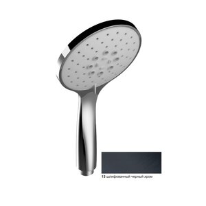 Изображение товара Душевая лейка Keuco Edition 400 51580130300, 13 см, 3 режима, цвет хром черный шлифованный