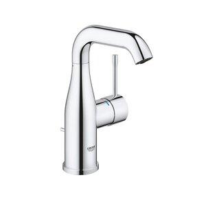 Изображение товара Смеситель для раковины Grohe Essence New 23462001, с донным клапаном и ограничителем температуры, хром