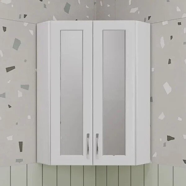 Изображение товара Подвесной шкаф Style Line угловой 450/800 ЛС-00002331, 45х45х80 см, белый