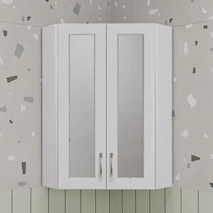 Изображение товара Подвесной шкаф Style Line угловой 450/800 ЛС-00002331, 45х45х80 см, белый