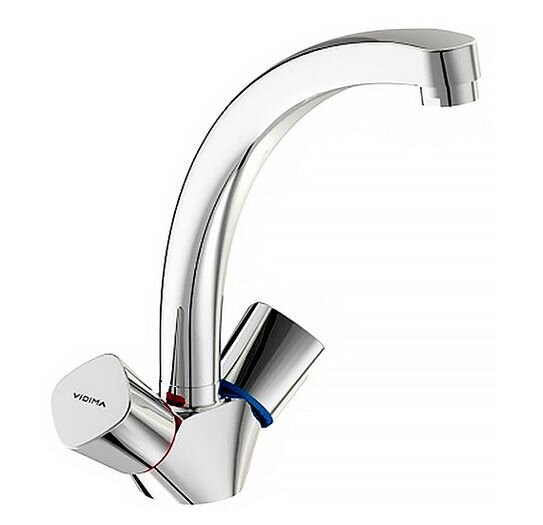 Изображение товара Смеситель для кухни Vidima КВАДРО с поворотным изливом хром BA246AA