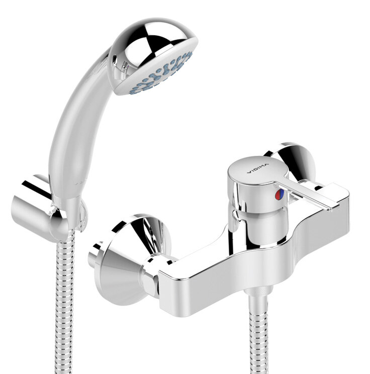 Изображение товара Смеситель для душа Vidima Логик BA278AA с душевым гарнитуром хром