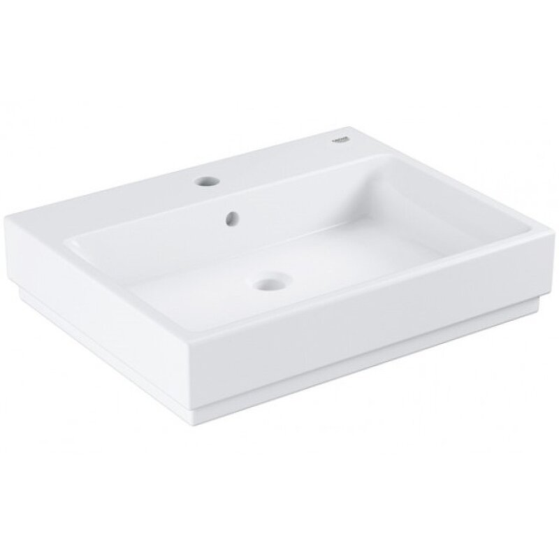 Изображение товара Раковина Grohe Cube Ceramic 3947700H, 60 см, накладная, цвет альпин-белый Изображение товара Раковина Grohe Cube Ceramic 3947700H, 60 см, накладная, цвет альпин-белый