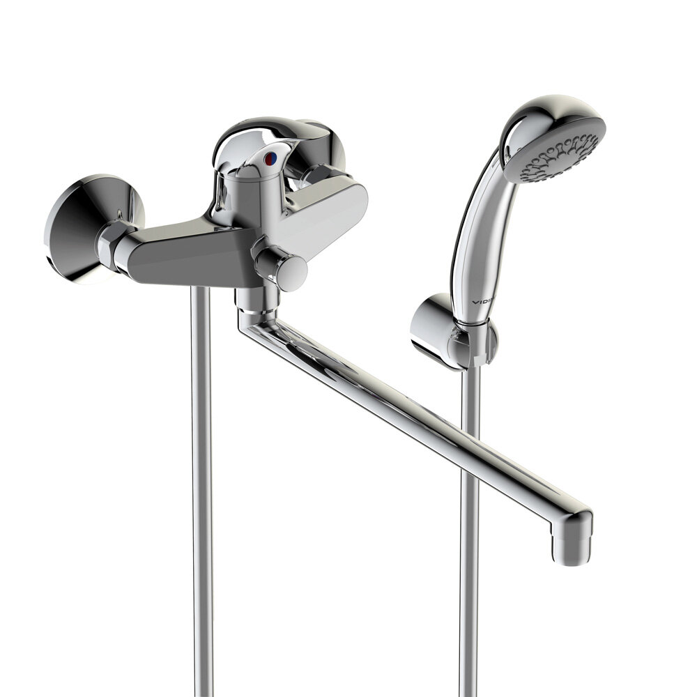 Изображение товара Смеситель Vidima ORION BA005AA для ванны и душа хром 3 года гарантии