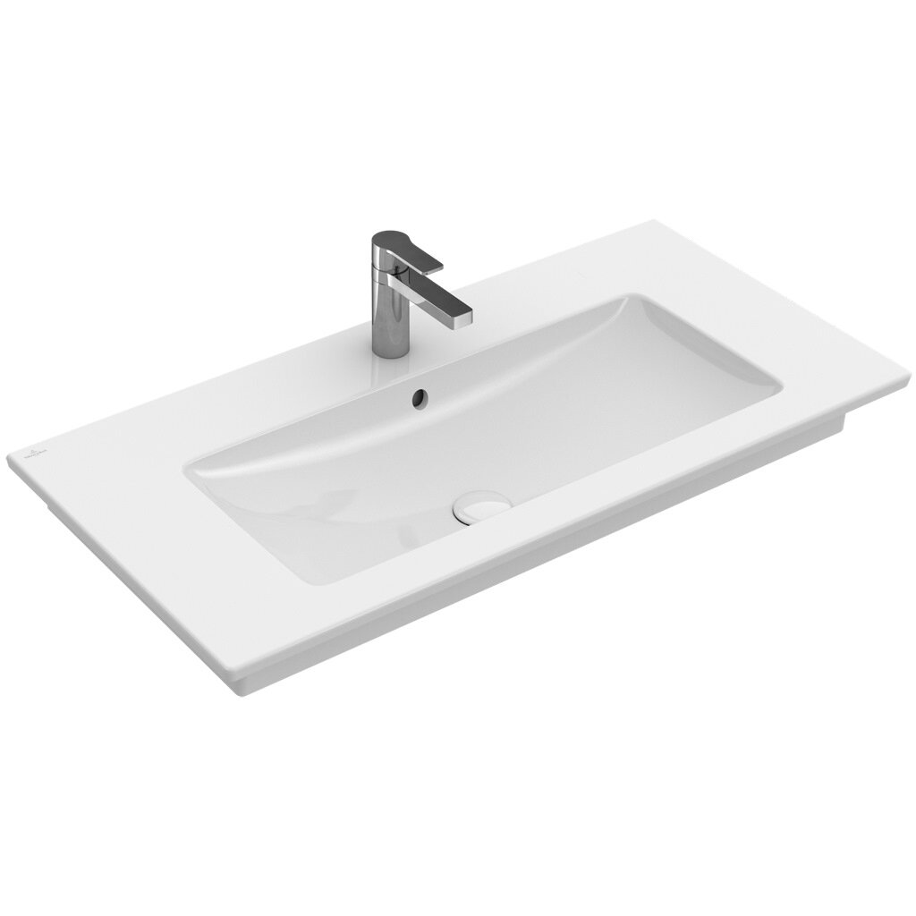 Изображение товара Раковина Villeroy&Boch Venticello 41048LR1 Plus, 80 х 50 см, встраиваемая сверху, альпийский белый Изображение товара Раковина Villeroy&Boch Venticello 41048LR1 Plus, 80 х 50 см, встраиваемая сверху, альпийский белый