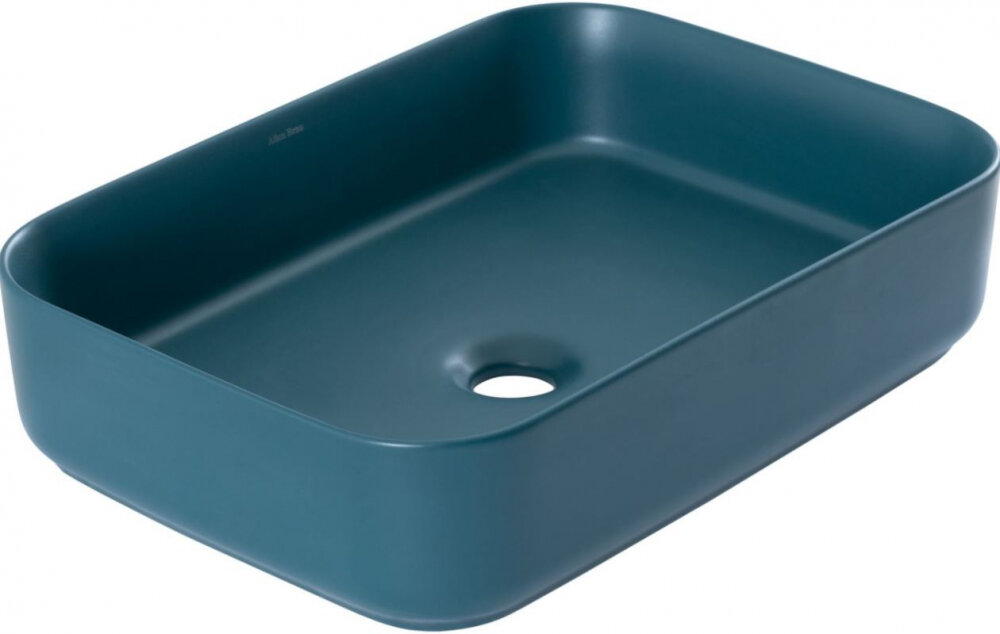 Изображение товара Раковина Allen Brau Fantasy 4.11021.PT 50x36 см накладная керамика зеленый