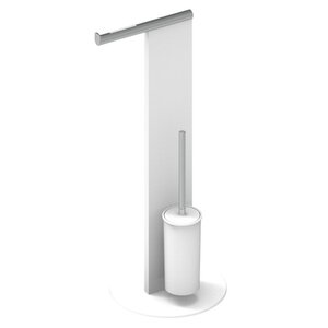 Изображение товара Набор аксессуаров на стойке для туалета Keuco 04986510101 белый хром