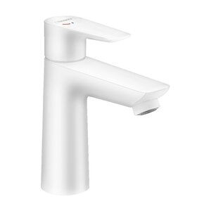 Изображение товара Смеситель для раковины Hansgrohe Talis E, 71713700, донный клапан со стержнем тяги, белый матовый