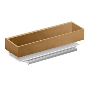 Изображение товара Полка для душа Keuco Edition 11 11159030000, с стеклоочистителем, цвет бронза шлифованная