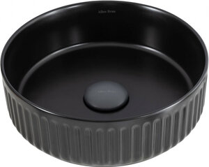 Изображение товара Раковина Allen Brau Fantasy 4.11032.31, 36 см, накладная, керамика, черный матовый