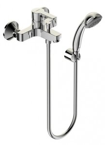 Изображение товара Смеситель Vidima УНО (Uno) BA238AA для ванны и душа с душевым гарнитуром, хром