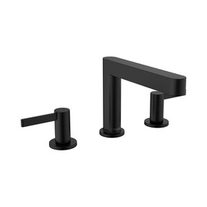 Изображение товара Смеситель для раковины Hansgrohe Finoris с донным клапаном черный матовый