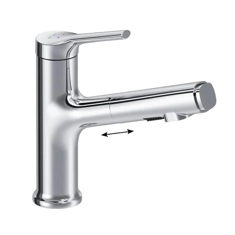 Изображение товара Смеситель Am.Pm X-Joy F85B02900 для раковины с вытяжным изливом хром