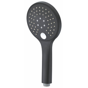 Изображение товара Душевая лейка WasserKRAFT Elbe 7400 A078 3-функциональная, черный Soft-touch