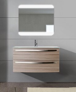 Изображение товара Тумба под раковину Cezares Comfort, 54480, 100 см, выбеленное дерево Larice