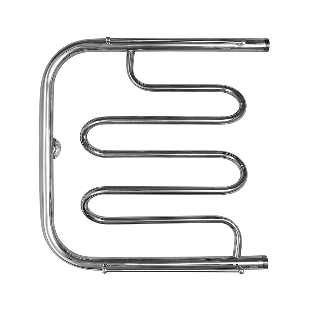 Изображение товара Энерги Mix 60×60: водяной полотенцесушитель из нержавеющей стали AISI 304, 312 Вт