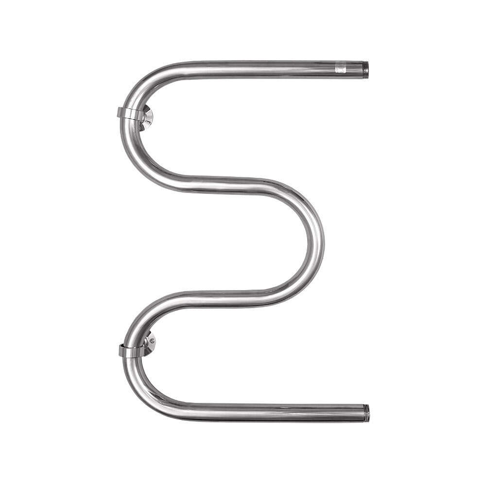 Изображение товара Водяной полотенцесушитель Energy Solo 60х40, нержавеющая сталь, хром