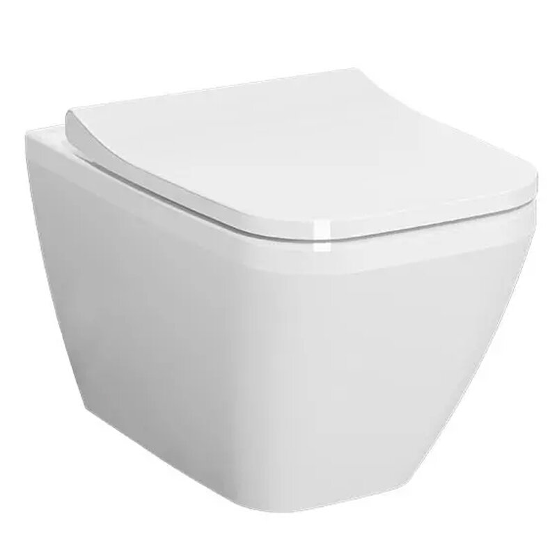 Изображение товара Подвесной безободковый унитаз Vitra Integra Square, белый, 36.5х54.5х34.5 см
