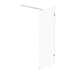 Изображение товара Душевая стенка Am.Pm X-Joy W94WI-80-F1-MTE, 80 см, со свободным входом, стекло прозрачное, фурнитура хром матовый