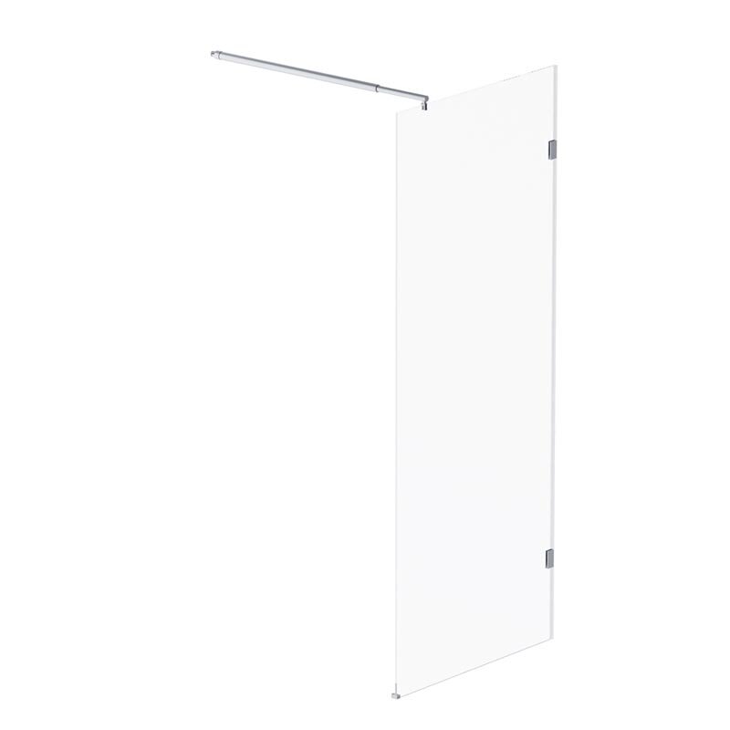 Изображение товара Душевая стенка Am.Pm X-Joy W94WI-80-F1-MTE 80 см со свободным входом, кронштейн обрезной 120 см, стекло прозрачное, профиль хром матовый Изображение товара Душевая стенка Am.Pm X-Joy W94WI-80-F1-MTE 80 см со свободным входом, кронштейн обрезной 120 см, стекло прозрачное, профиль хром матовый