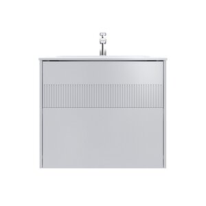 Изображение товара Тумба под раковину Am.Pm Func M8FFUX0802WM, 80 см, 2 ящика, подвесная/напольная, цвет белый матовый