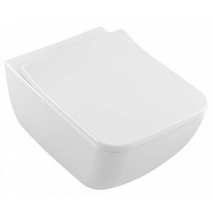 Изображение товара Подвесной безободковый унитаз Villeroy&Boch Venticello 4611RS01, крышка с микролифтом