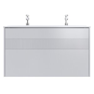 Изображение товара Тумба под раковину Am.Pm Func M8FFUX1202WM, 120 см, 2 ящика, подвесная/напольная, цвет белый матовый