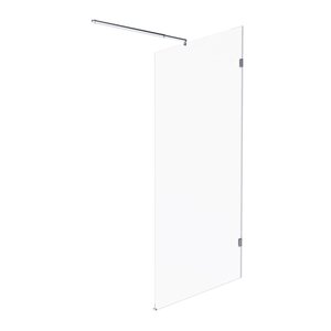 Изображение товара Душевая стенка Am.Pm X-Joy W94WI-100-F1-MTE, 100 см, со свободным входом, стекло прозрачное, фурнитура хром матовый