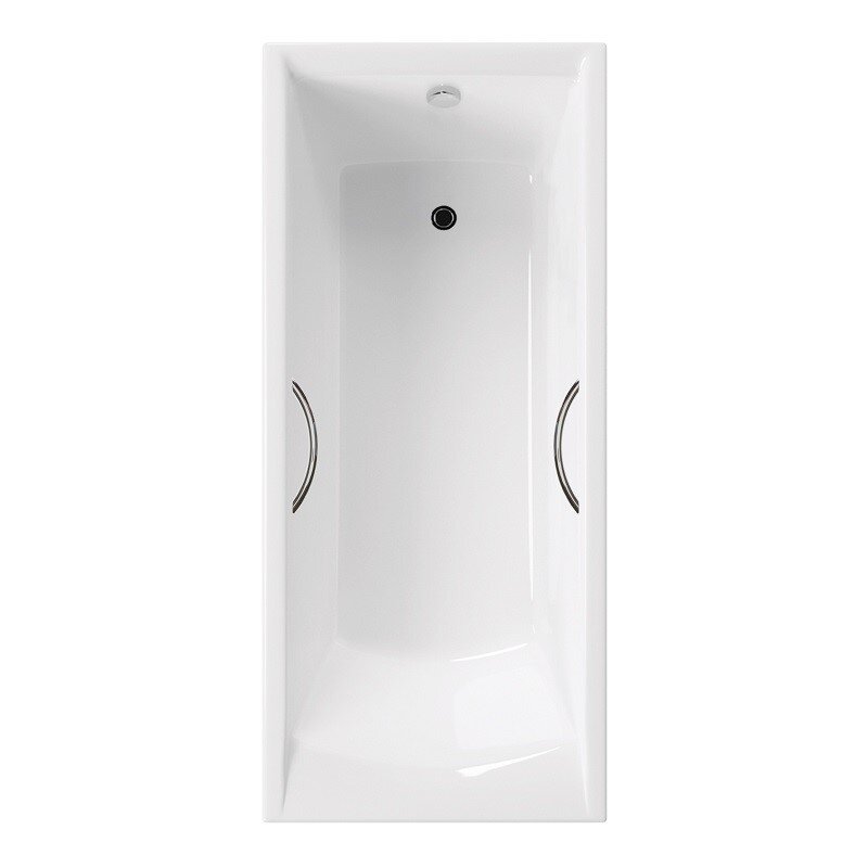Изображение товара Ванна чугунная Delice Prestige DLR230615R, 170 х 80 см, без покрытия, с отверстиями под ручки, без ручек, цвет белый Изображение товара Ванна чугунная Delice Prestige DLR230615R, 170 х 80 см, без покрытия, с отверстиями под ручки, без ручек, цвет белый