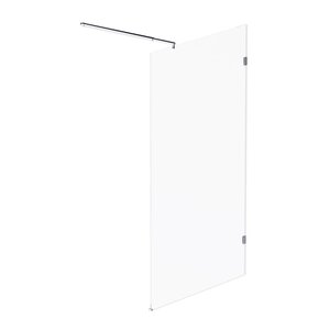 Изображение товара Душевая стенка Am.Pm X-Joy W94WI-110-F1-MTE, 110 см, со свободным входом, стекло прозрачное, фурнитура хром матовый