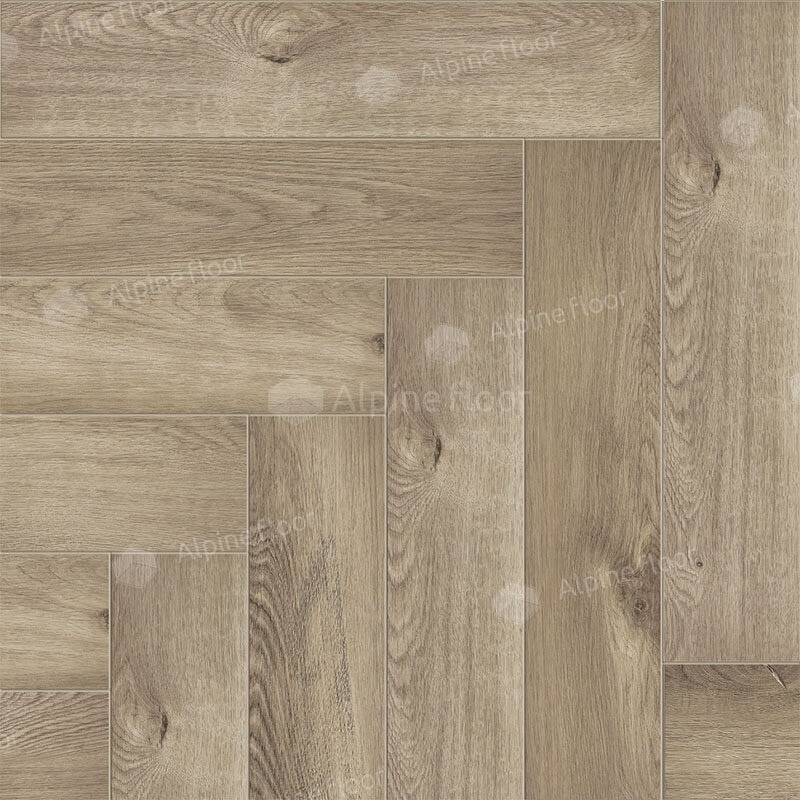 Изображение товара Виниловый ламинат SPC Alpine Floor Parquet Premium ABA ECO 19-5 12.5x60 см дуб натуральный отбеленн