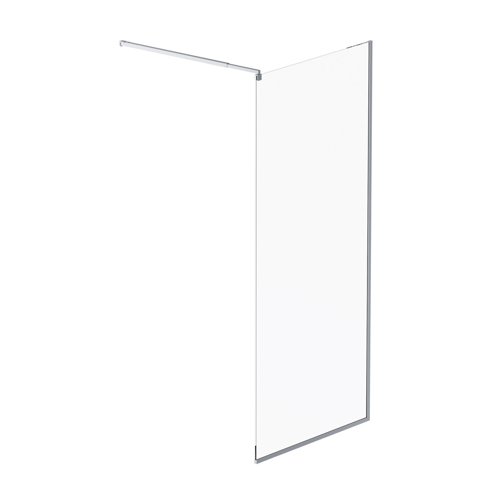 Изображение товара Душевая стенка Am.Pm Func W84WI 90 см свободный вход стекло хром Германия
