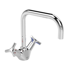 Изображение товара Смеситель Vidima ТРИНИТИ (Trinity) BA263AA для кухонной мойки, поворотный излив, хром