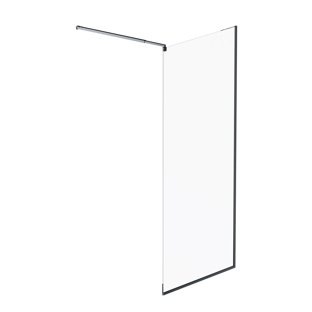 Изображение товара Душевая стенка Am.Pm Func W84WI-90-F1-BTE 90 см, без дверей, стекло прозрачное