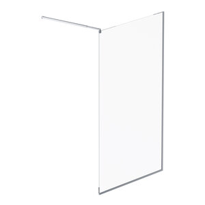 Изображение товара Душевая стенка Am.Pm Func W84WI-120-F1-MTE Walk-In 120 см, стекло 8 мм, хром-профиль Изображение товара Душевая стенка Am.Pm Func W84WI-120-F1-MTE Walk-In 120 см, стекло 8 мм, хром-профиль
