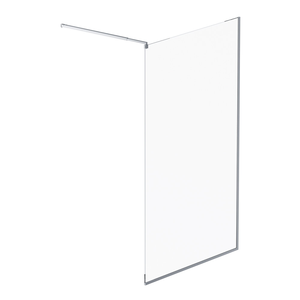 Изображение товара Душевая стенка Am.Pm Func W84WI-120-F1-MTE Walk-In 120 см, стекло 8 мм, хром-профиль